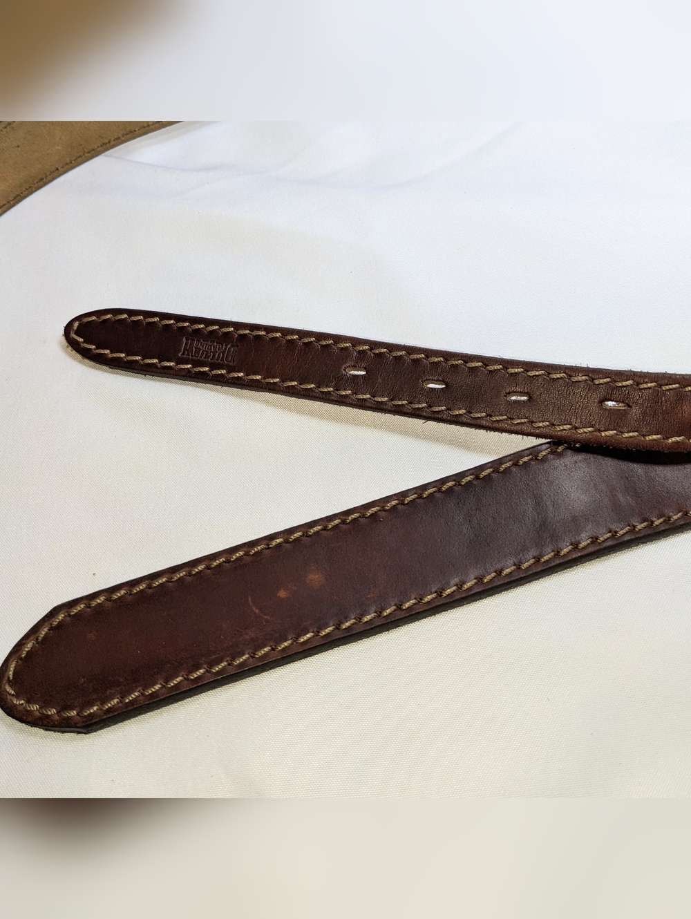 Duluth Trading Co Men's Ranger Work Belt, Style 90013, Brown Leather, Sz 40 - Picture 10 of 13